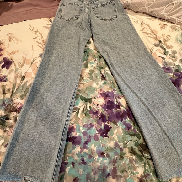 Garage denim Jambe large wide leg, size 00 , length 23 - Picture 4 of 4